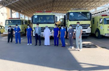 بهدف التعرف على برامج الصحة والسلامة المهنية : قسم التمريض<br>بكليات الغد الدولية بنجران ينظم زيارة تعريفية لمراكز الدفاع المدني 4 EoiQ4gHWEAkYkN8